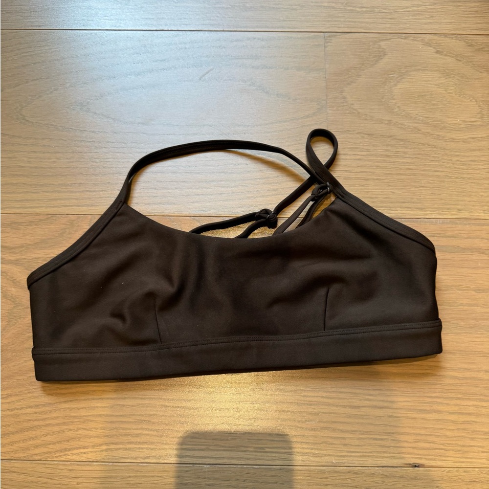 Alo Yoga Airlift Intrigue Bra espresso brown Size Small